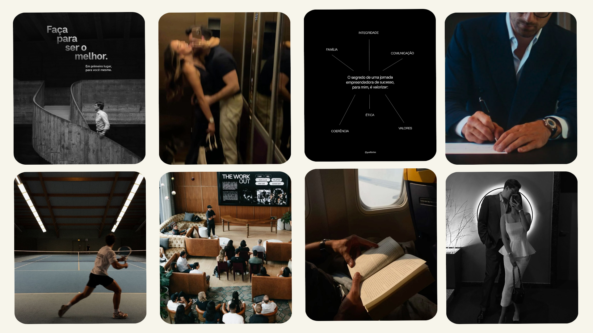 Mood Board Visual Yuri Fortes